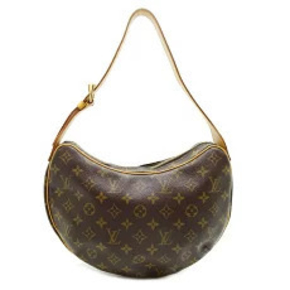 Louis Vuitton Pochette Bag Brown Croissant Shoulder Monogram Brown